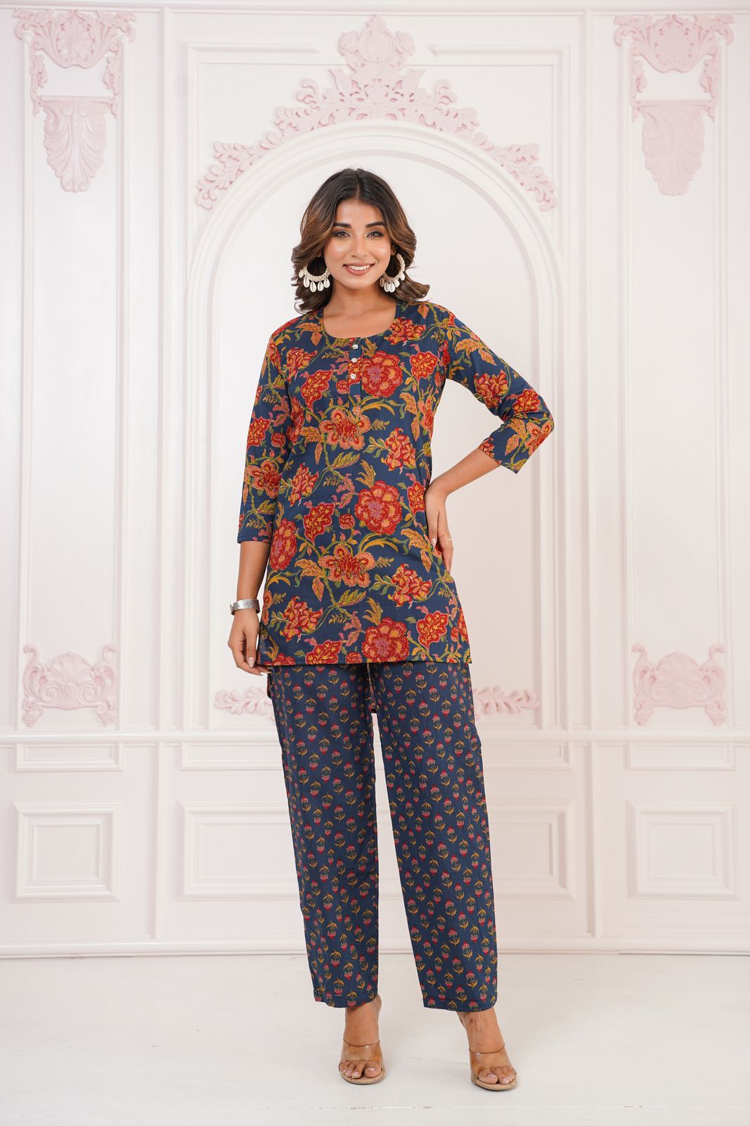Lounge wear cotton set