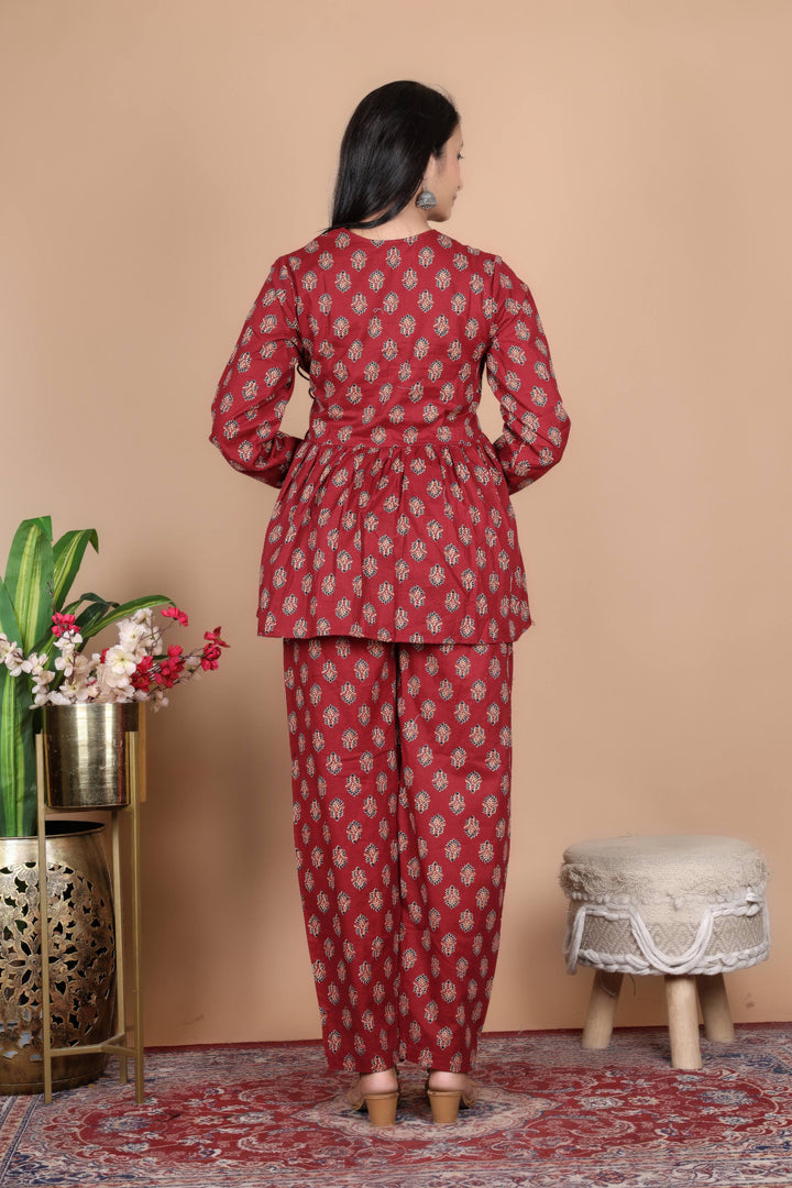 Traditional aangrakhha style set