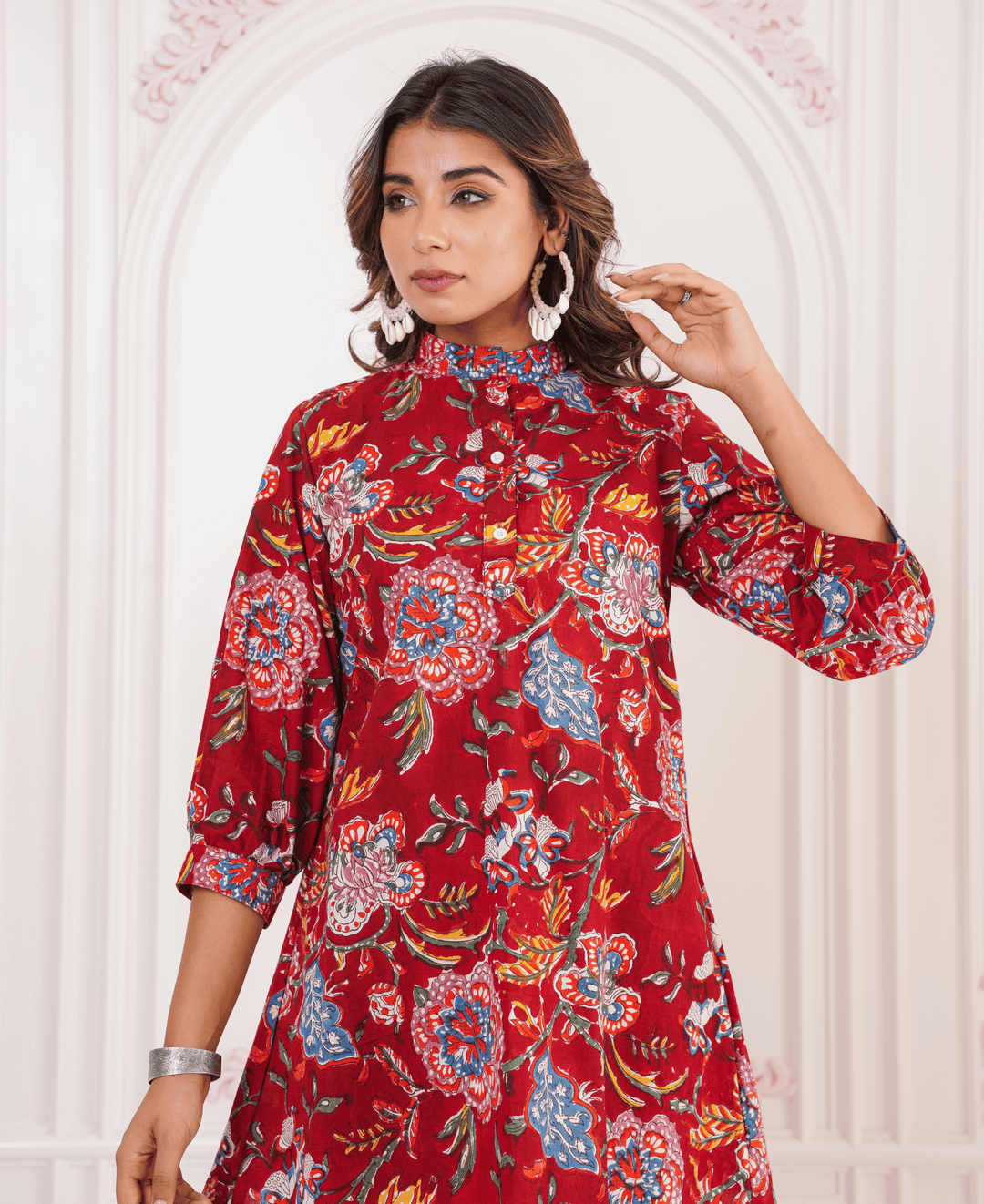 hand block printed cordset
