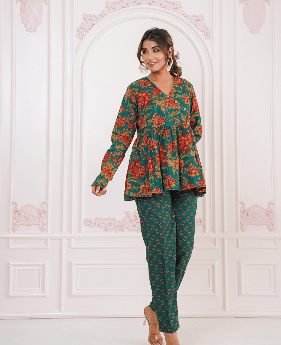 Jaipuri print cordset