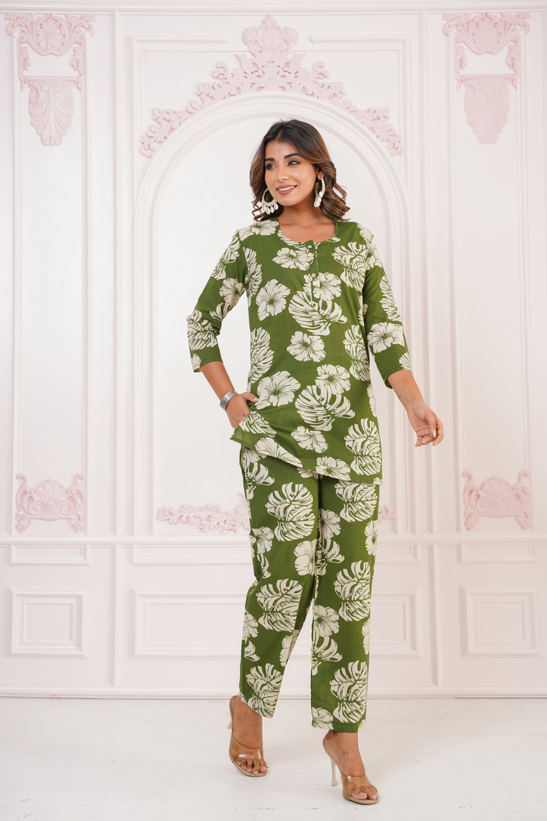 Lounge wear cotton set