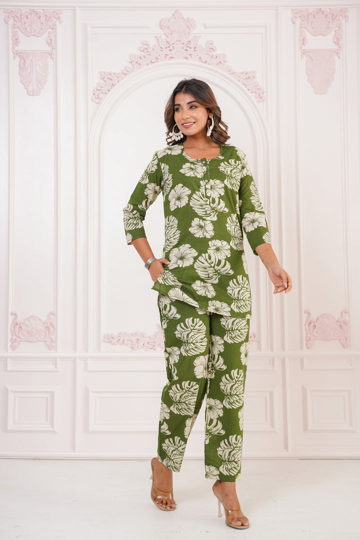 Lounge wear cotton set
